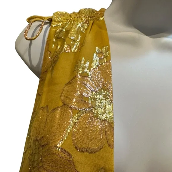 Rumored Paradise Midi Dress Golden Hour Medium New with Tags - Picture 10 of 16